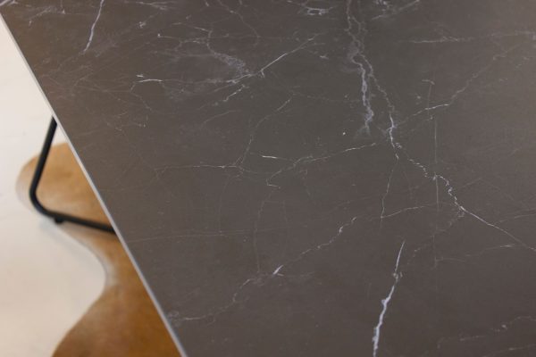 PAPILLON Dining Table Black Sintered Stone Black Base 2 2