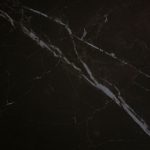 PAPILLON Dining Table Black Sintered Stone Black Base
