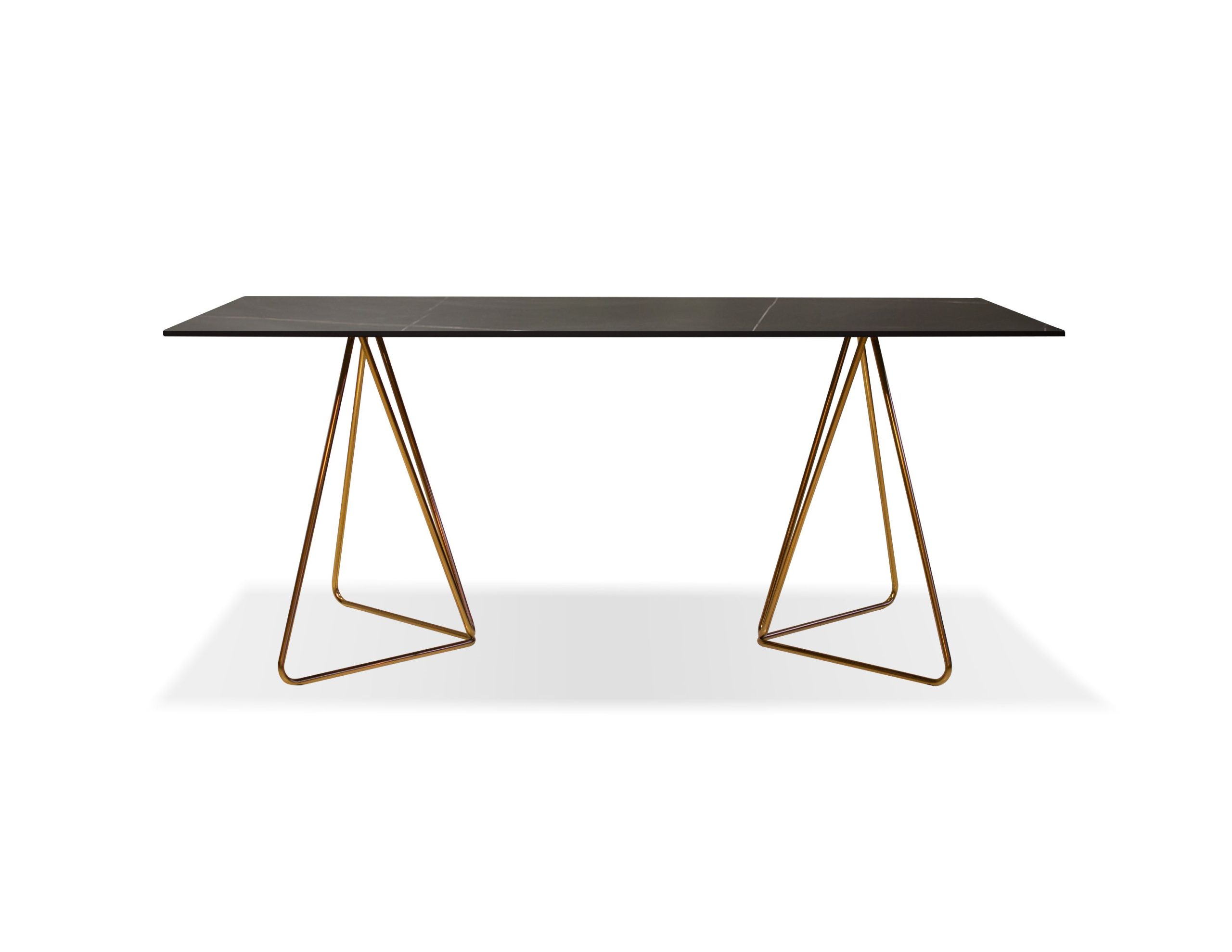 PAPILLON Dining Table Rose Gold Sintered Stone 2 PAPILLON Dining Table Rose Gold Sintered Stone - Image 2