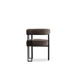 PARAH Bruna Fabric Dining Armchair Black Steel Base 9 PARAH Bruna Fabric Dining Armchair Black Steel Base