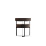 PARAH Bruna Fabric Dining Armchair Black Steel Base 11 PARAH Bruna Fabric Dining Armchair Black Steel Base