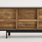 PASSAGE Matte Black Sideboard with Reclaimed Elm Doors 9 PASSAGE Matte Black Sideboard with Reclaimed Elm Doors