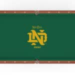 Notre Dame (Vintage) Pool Table with Navajo Finish and Claw Leg 12 Notre Dame (Vintage) Pool Table with Navajo Finish and Claw Leg