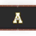 Appalachian State University Pool Table with Chardonnay Finish and Claw Leg 12 Appalachian State University Pool Table with Chardonnay Finish and Claw Leg