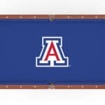 University of Arizona Pool Table with Navajo Finish and Claw Leg