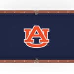 Auburn University Pool Table with Chardonnay Finish and Claw Leg 12 Auburn University Pool Table with Chardonnay Finish and Claw Leg
