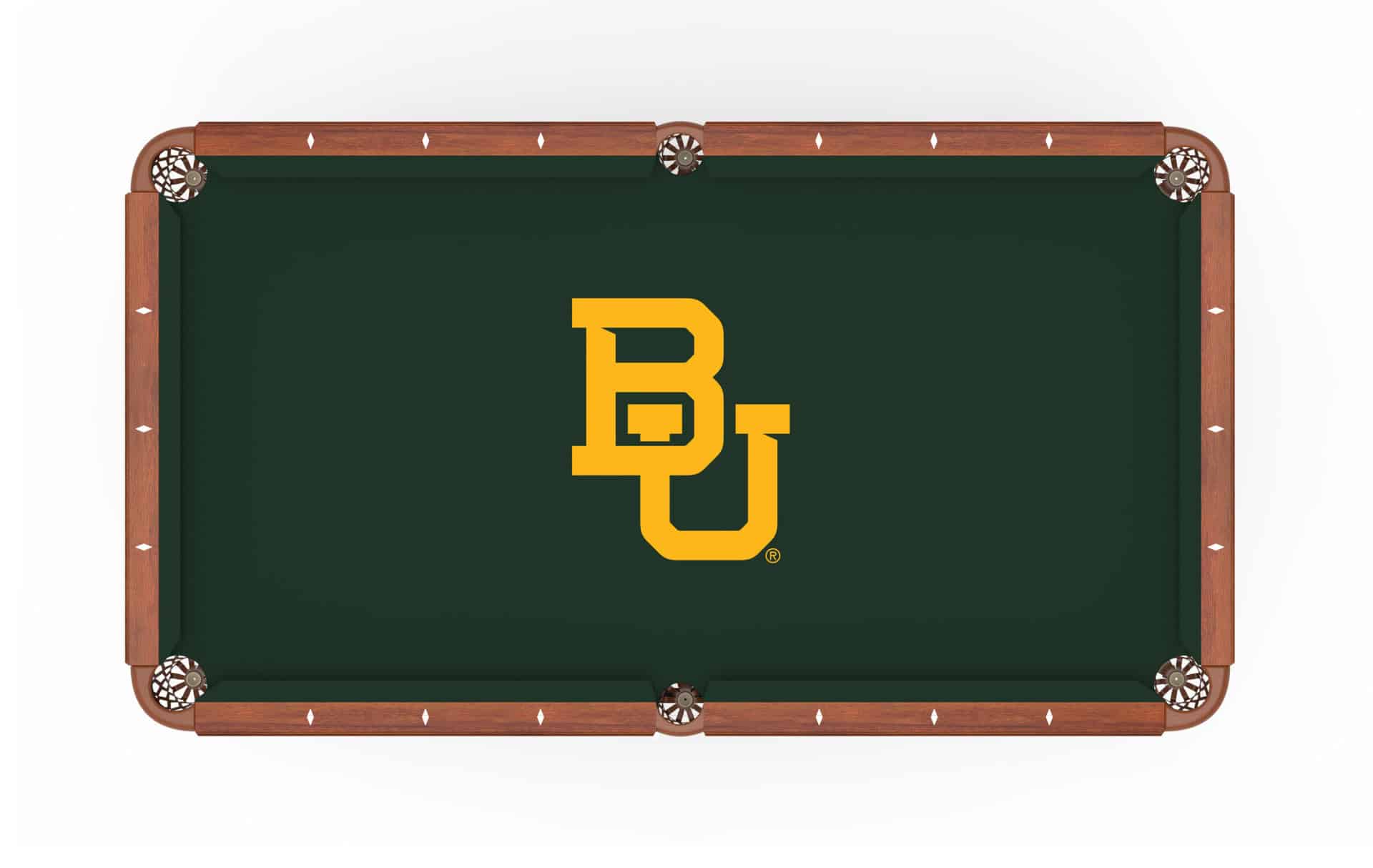 Baylor University Pool Table with Navajo Finish and Claw Leg 12 Baylor University Pool Table with Navajo Finish and Claw Leg