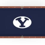 Brigham Young University Pool Table with Chardonnay Finish and Tapered Leg 12 Brigham Young University Pool Table with Chardonnay Finish and Tapered Leg