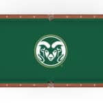 Colorado State University Pool Table with Navajo Finish and Tapered Leg 12 Colorado State University Pool Table with Navajo Finish and Tapered Leg