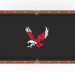 Eastern Washington University Pool Table with Chardonnay Finish and Tapered Leg 12 Eastern Washington University Pool Table with Chardonnay Finish and Tapered Leg