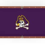 East Carolina University Pool Table with Chardonnay Finish and Tapered Leg 12 East Carolina University Pool Table with Chardonnay Finish and Tapered Leg