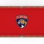 Florida Panthers Pool Table with Chardonnay Finish and Claw Leg 12 Florida Panthers Pool Table with Chardonnay Finish and Claw Leg