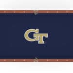 Georgia Tech Pool Table with Chardonnay Finish and Claw Leg 12 Georgia Tech Pool Table with Chardonnay Finish and Claw Leg