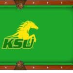 Kentucky State University Pool Table with Chardonnay Finish and Claw Leg