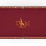 University of Louisiana at Monroe Pool Table with Chardonnay Finish and Tapered Leg 12 University of Louisiana at Monroe Pool Table with Chardonnay Finish and Tapered Leg