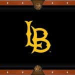 Long Beach State University Pool Table with Chardonnay Finish and Claw Leg 12 Long Beach State University Pool Table with Chardonnay Finish and Claw Leg