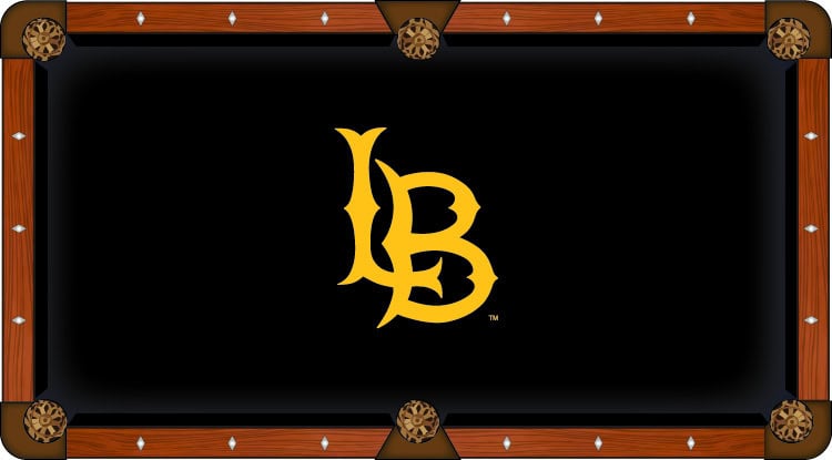 Long Beach State University Pool Table with Chardonnay Finish and Claw Leg 2 Long Beach State University Pool Table with Chardonnay Finish and Claw Leg - Image 2