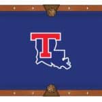 Louisiana Tech University Pool Table with Chardonnay Finish and Claw Leg