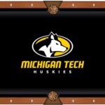 Michigan Tech University Pool Table with Chardonnay Finish and Claw Leg 12 Michigan Tech University Pool Table with Chardonnay Finish and Claw Leg