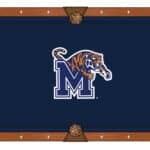 University of Memphis Pool Table with Chardonnay Finish and Claw Leg 12 University of Memphis Pool Table with Chardonnay Finish and Claw Leg