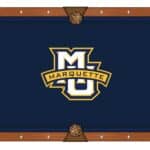 Marquette University Pool Table with Chardonnay Finish and Claw Leg 12 Marquette University Pool Table with Chardonnay Finish and Claw Leg