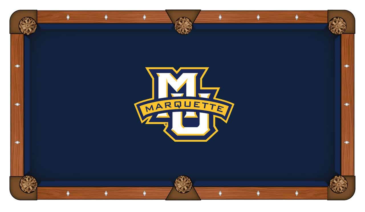 Marquette University Pool Table with Chardonnay Finish and Claw Leg 2 Marquette University Pool Table with Chardonnay Finish and Claw Leg - Image 2