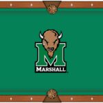 Marshall University Pool Table with Chardonnay Finish and Claw Leg 12 Marshall University Pool Table with Chardonnay Finish and Claw Leg