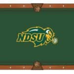 North Dakota State University Pool Table with Chardonnay Finish and Claw Leg