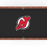 New Jersey Devils Pool Table with Chardonnay Finish and Claw Leg 12 New Jersey Devils Pool Table with Chardonnay Finish and Claw Leg