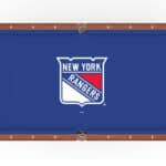 New York Rangers Pool Table with Chardonnay Finish and Claw Leg 12 New York Rangers Pool Table with Chardonnay Finish and Claw Leg