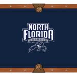 University of North Florida Pool Table with Chardonnay Finish and Claw Leg