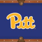 University of Pittsburgh Pool Table with Chardonnay Finish and Claw Leg