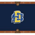 South Dakota State University Pool Table with Chardonnay Finish and Claw Leg