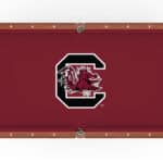University of South Carolina Pool Table with Navajo Finish and Tapered Leg