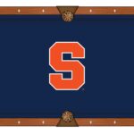 Syracuse University Pool Table with Chardonnay Finish and Claw Leg 12 Syracuse University Pool Table with Chardonnay Finish and Claw Leg