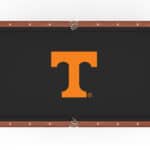 University of Tennessee Pool Table with Chardonnay Finish and Claw Leg 12 University of Tennessee Pool Table with Chardonnay Finish and Claw Leg