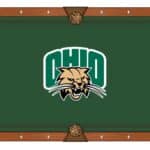 Ohio University Pool Table with Chardonnay Finish and Claw Leg 12 Ohio University Pool Table with Chardonnay Finish and Claw Leg
