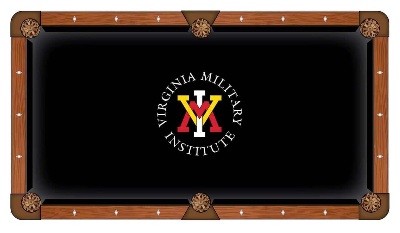 Virginia Military Institute Pool Table with Chardonnay Finish and Claw Leg 2 Virginia Military Institute Pool Table with Chardonnay Finish and Claw Leg - Image 2