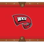 Western Kentucky University Pool Table with Chardonnay Finish and Claw Leg