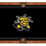 Wichita State University Pool Table with Chardonnay Finish and Claw Leg