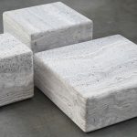PEARL Medium Grey Sandstone Marble Coffee Table 8 PEARL Medium Grey Sandstone Marble Coffee Table