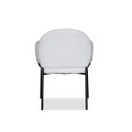 PEBBLE Armchair Black Powder Coated Steel Base