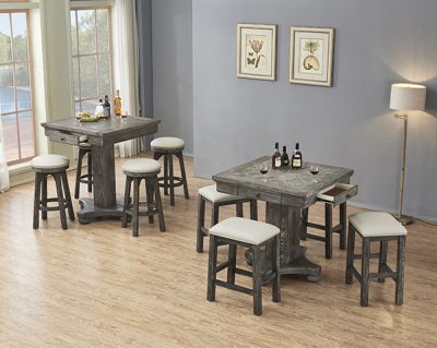 PGA 30-Inch Saddle Stool with Nailhead Seat