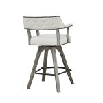 PGA Spectator Swivel Bar Stool with Nailhead Seat