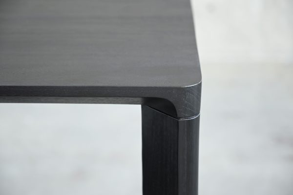 PLANK Black Soot Solid Teak Dining Table 5 2