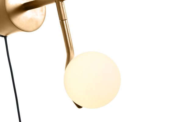 PLUTO Brass Powder Coated Frame Wall Lamp 5