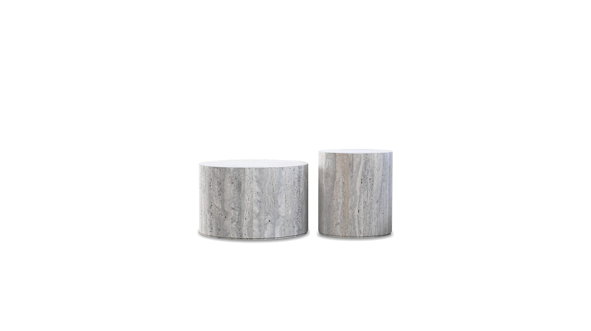 POST Grey Sandstone Marble Medium Coffee Table 2 POST Grey Sandstone Marble Medium Coffee Table - Image 2