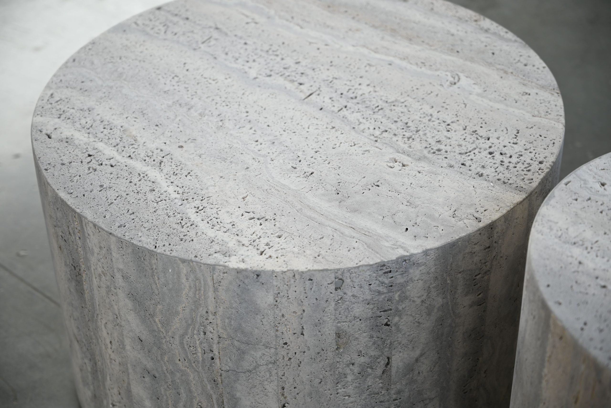 POST Grey Sandstone Marble Medium Coffee Table 3 POST Grey Sandstone Marble Medium Coffee Table - Image 3