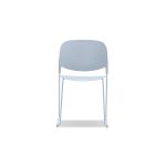 PRINGLE Light Blue Stackable Indoor Outdoor Dining Chairs