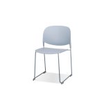 PRINGLE Light Blue Stackable Indoor Outdoor Dining Chairs